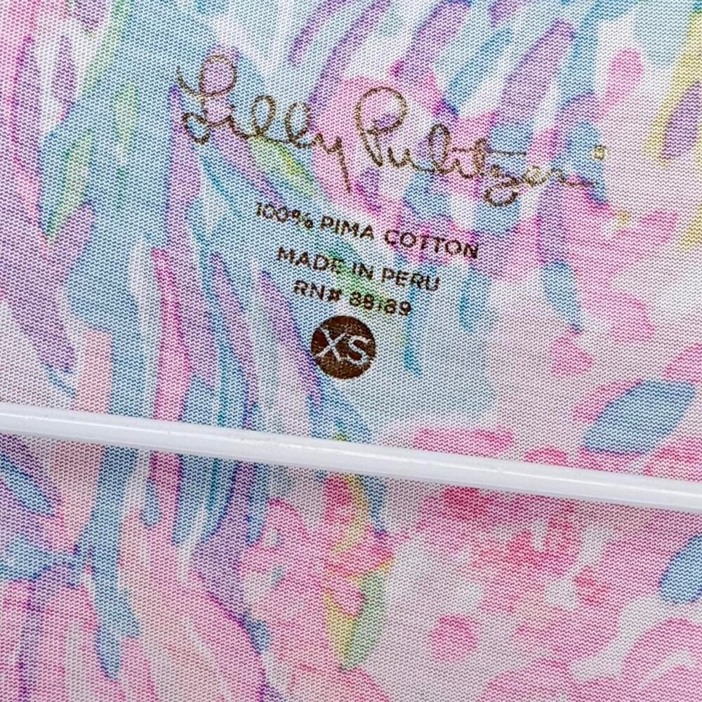 Lilly Pulitzer Hampton Tank Dress Extra Small (XS) Multi Fan Sea - Picture 4 of 5